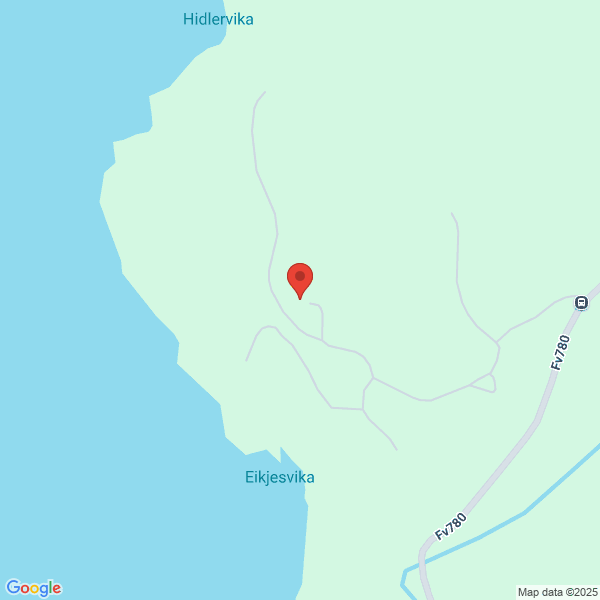 Bilde fra Google Maps, sentrert på adressen