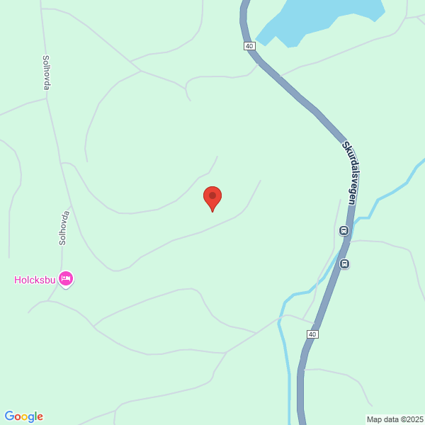 Bilde fra Google Maps, sentrert på adressen