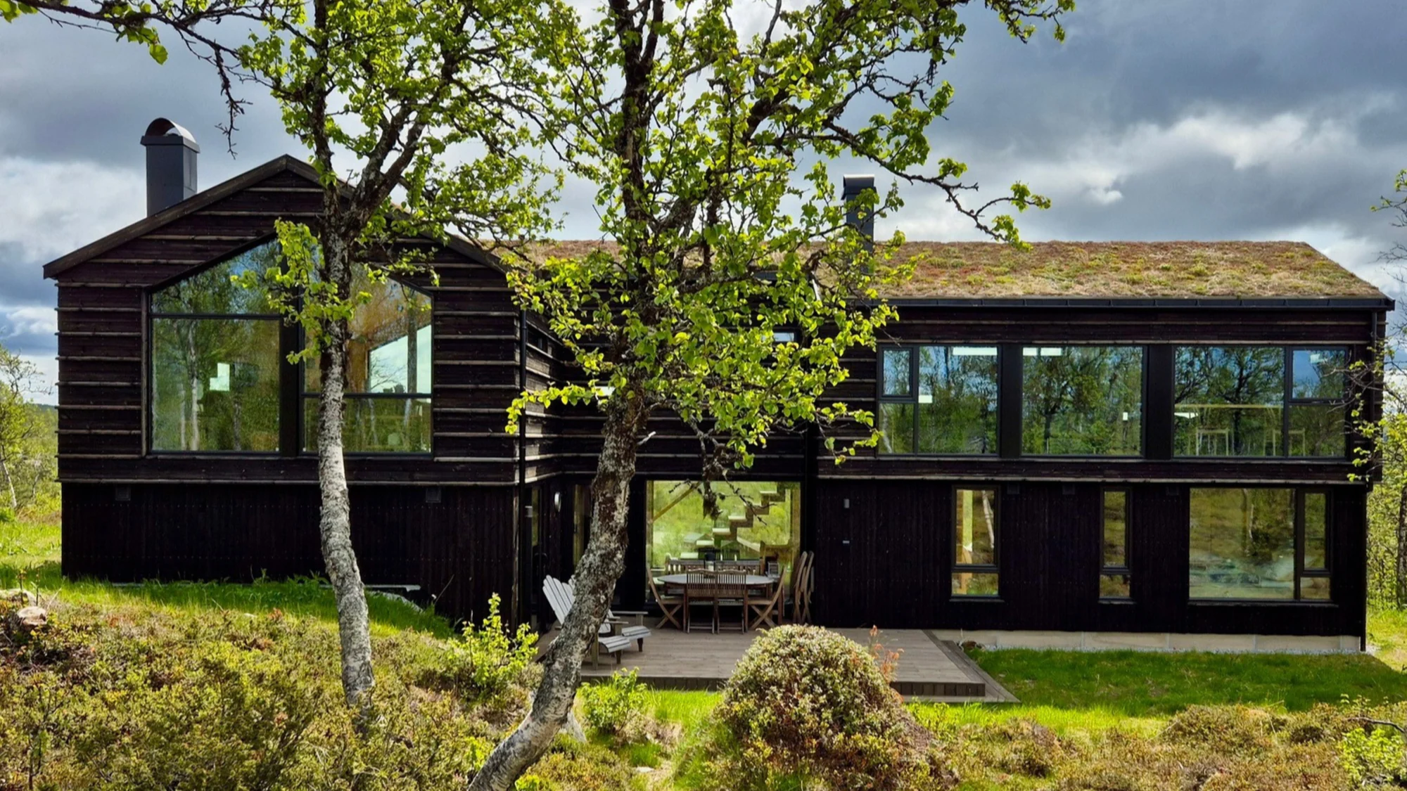 En perle av en arkitekttegnet hytte