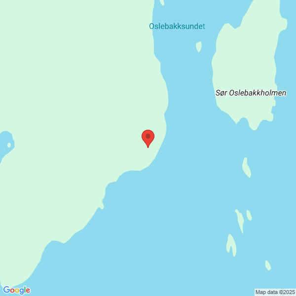 Bilde fra Google Maps, sentrert på adressen