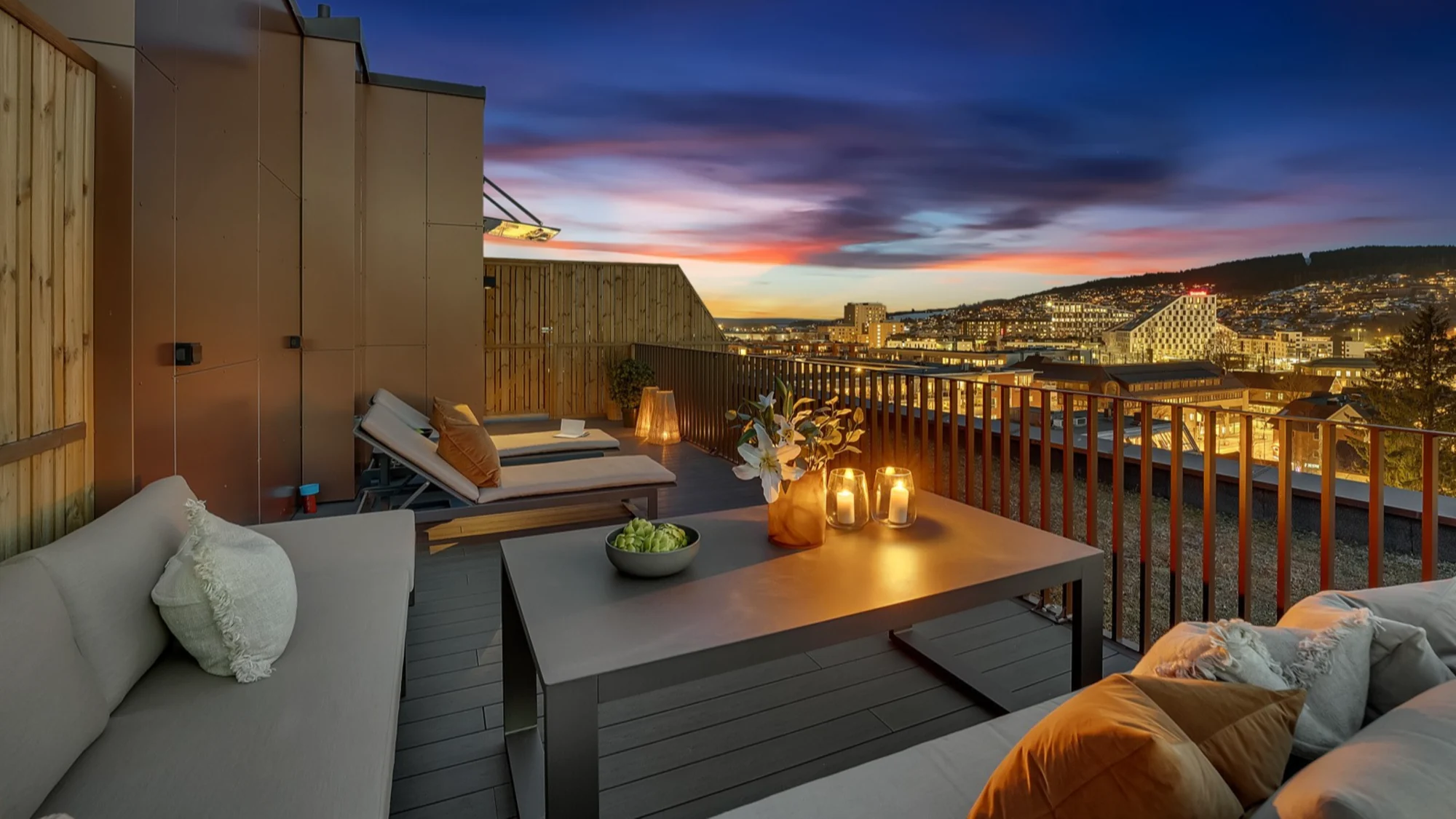 Eksklusiv toppleilighet fra 2023 med privat takterrasse