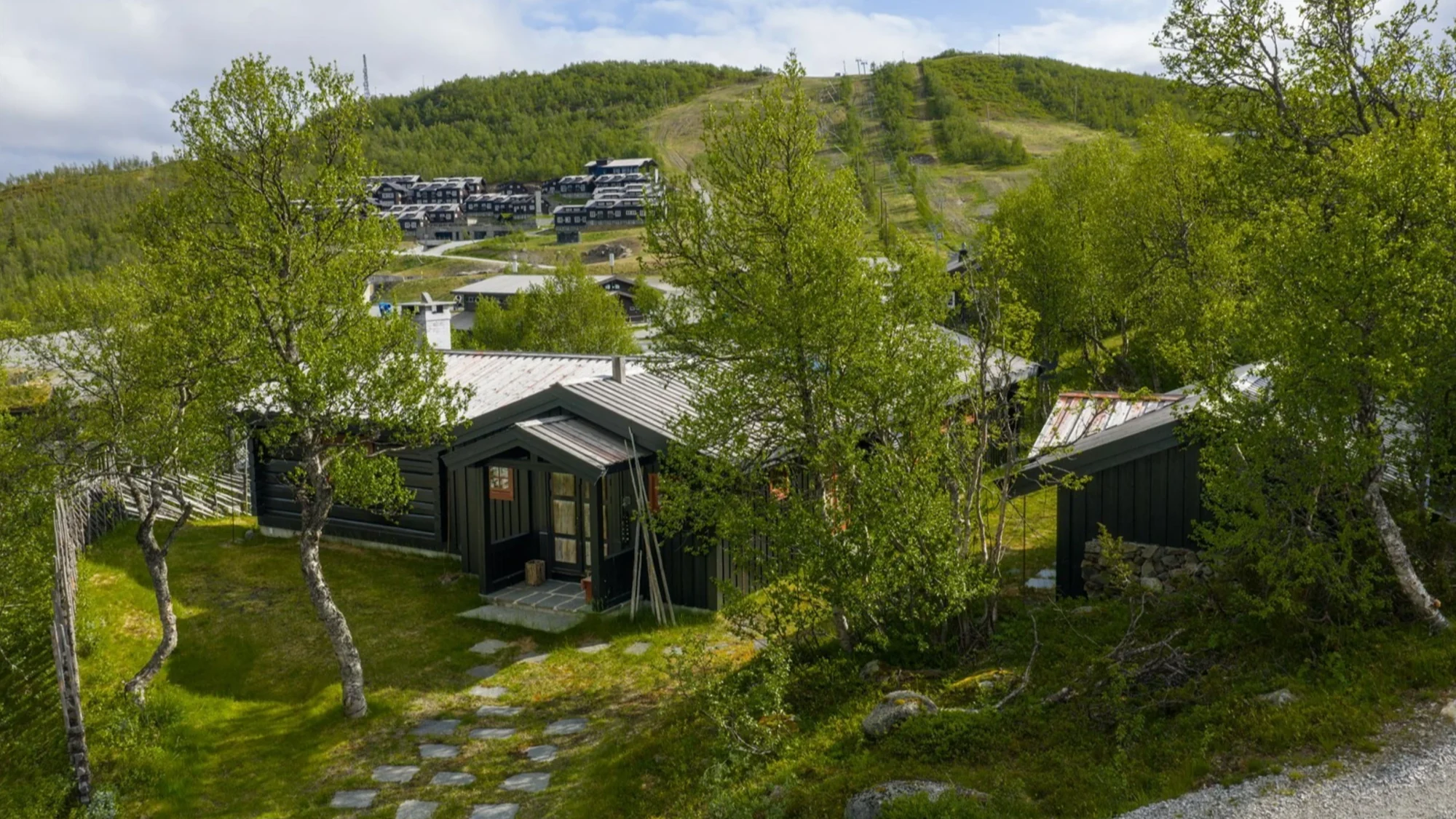 Hyttetun med stil, kvalitet