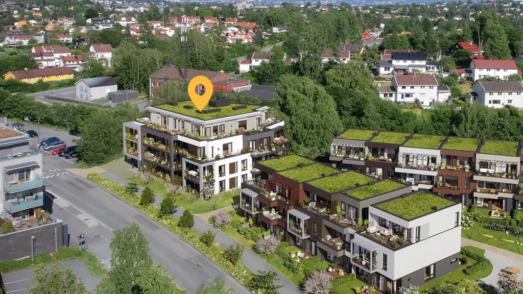  Ny fantastisk og unik toppleilighet med stor terrasse