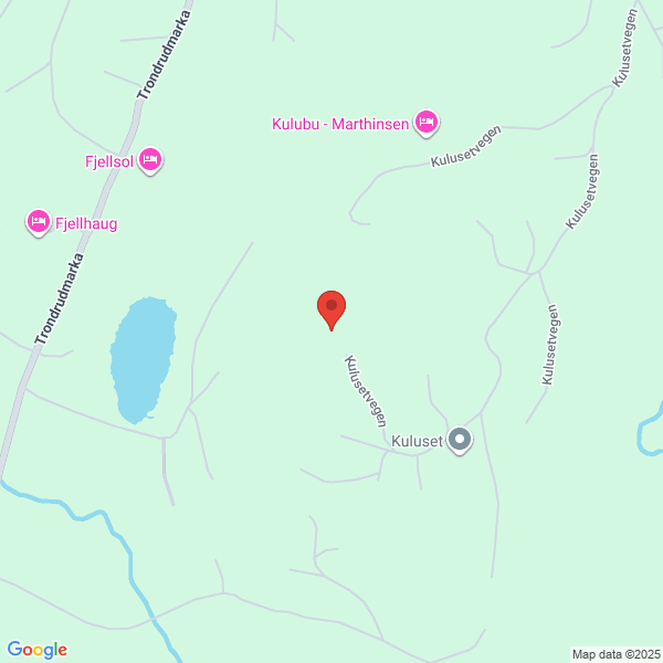Bilde fra Google Maps, sentrert på adressen