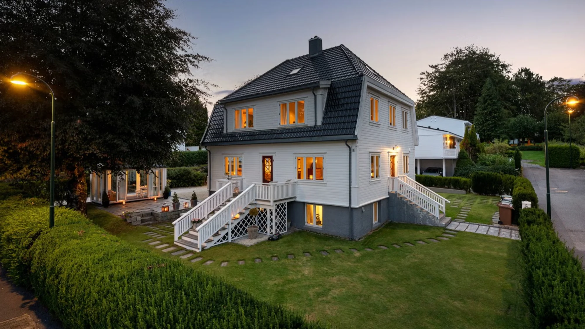 Sjarmerende villa med oppgraderte løsninger