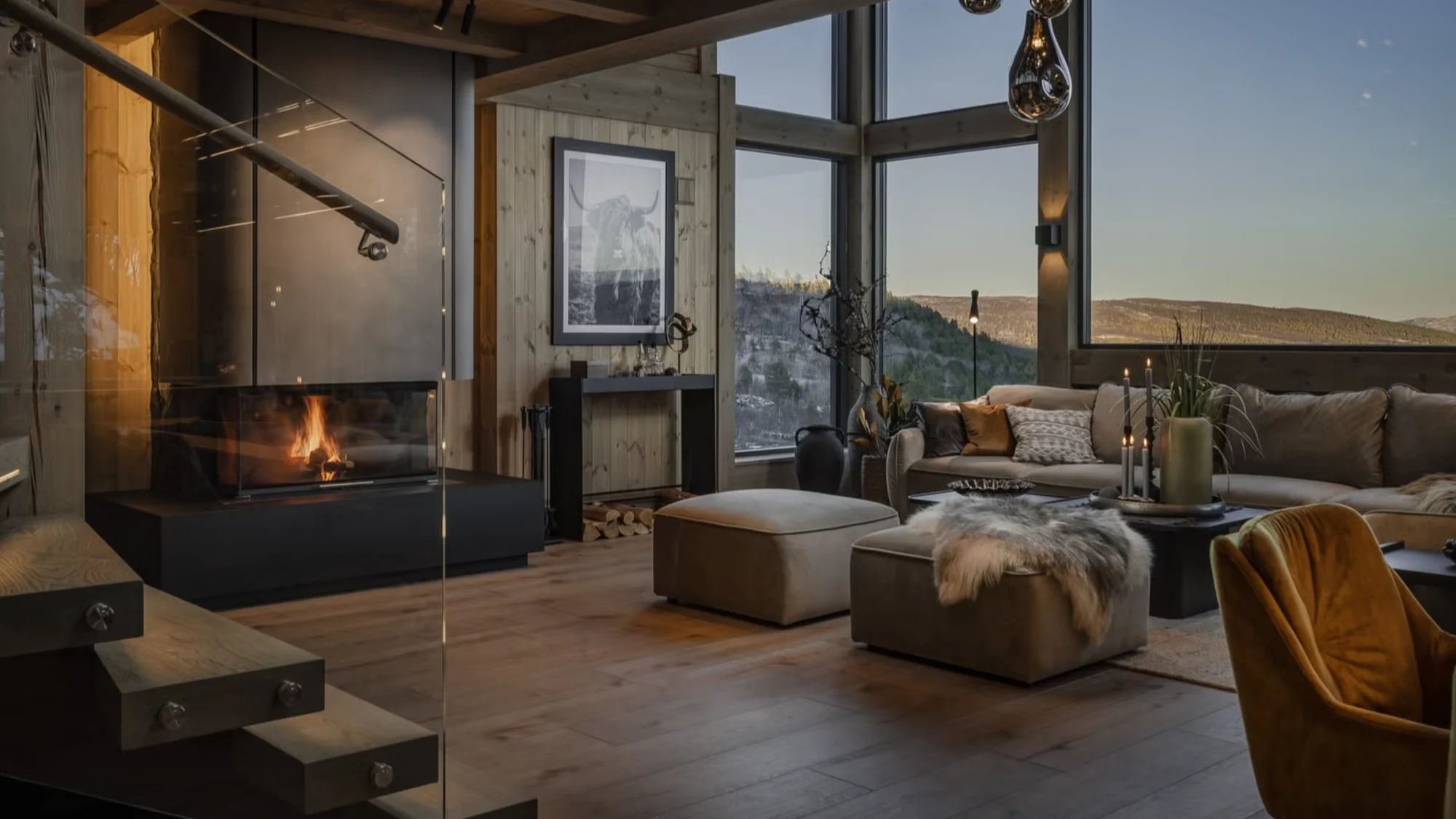 Arkitekttegnet stav/laft hytte fra LHM