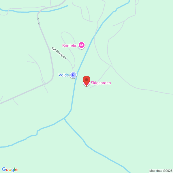 Bilde fra Google Maps, sentrert på adressen