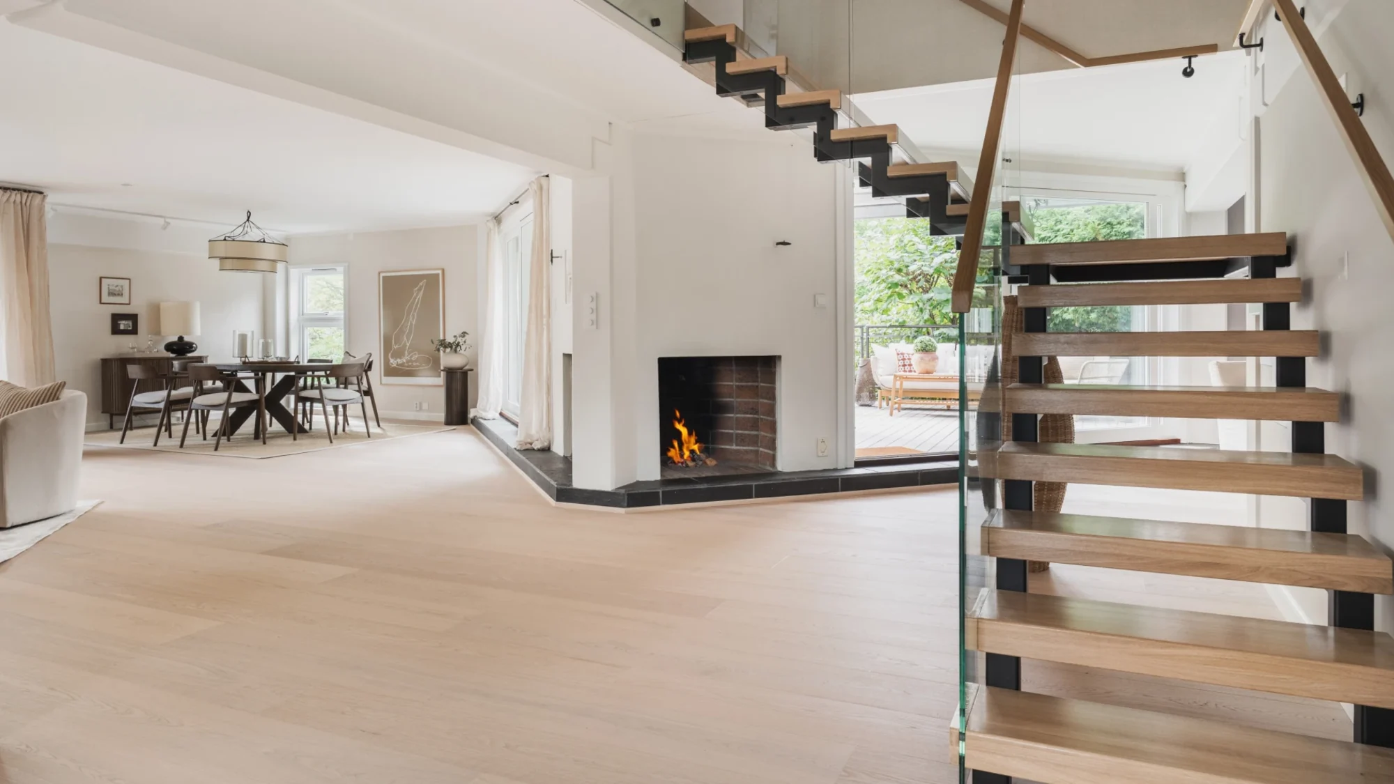 Vakker toppleilighet over 2 plan