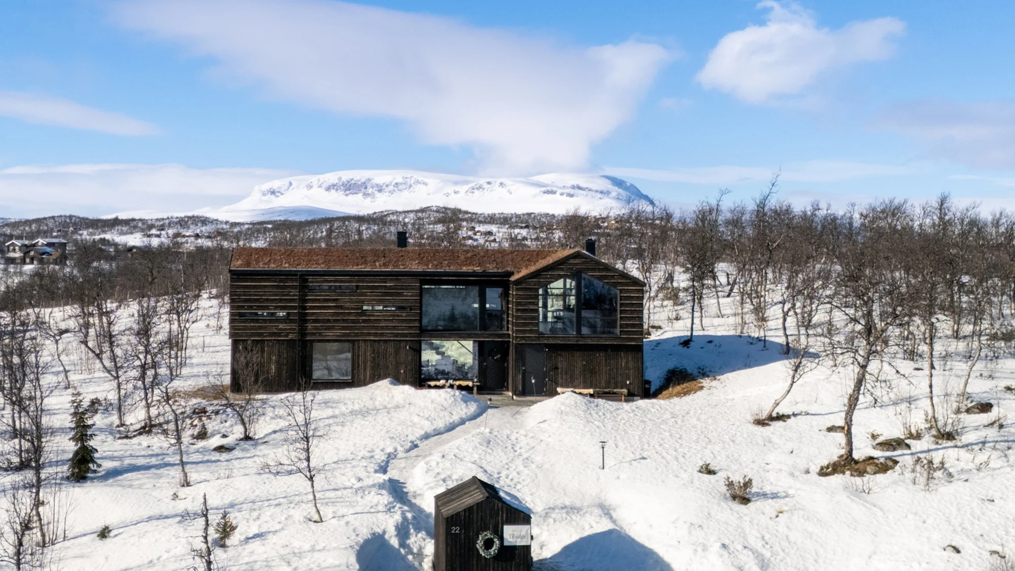 En perle av en arkitekttegnet hytte