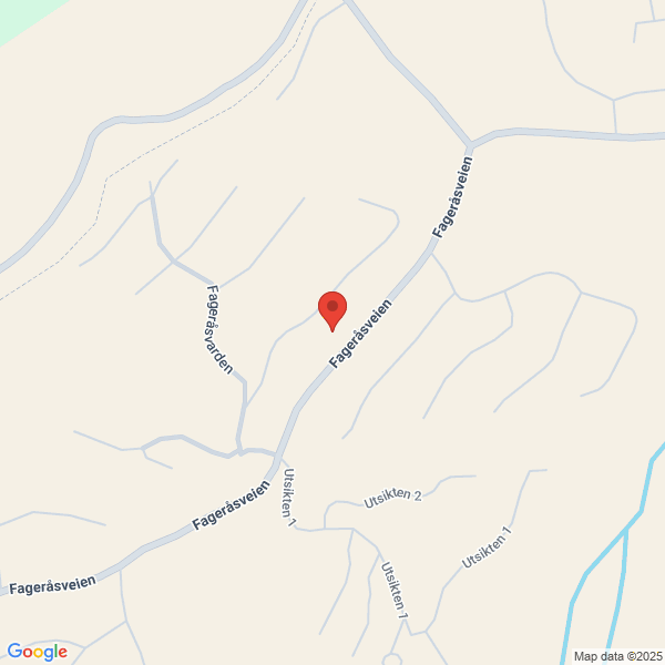 Bilde fra Google Maps, sentrert på adressen