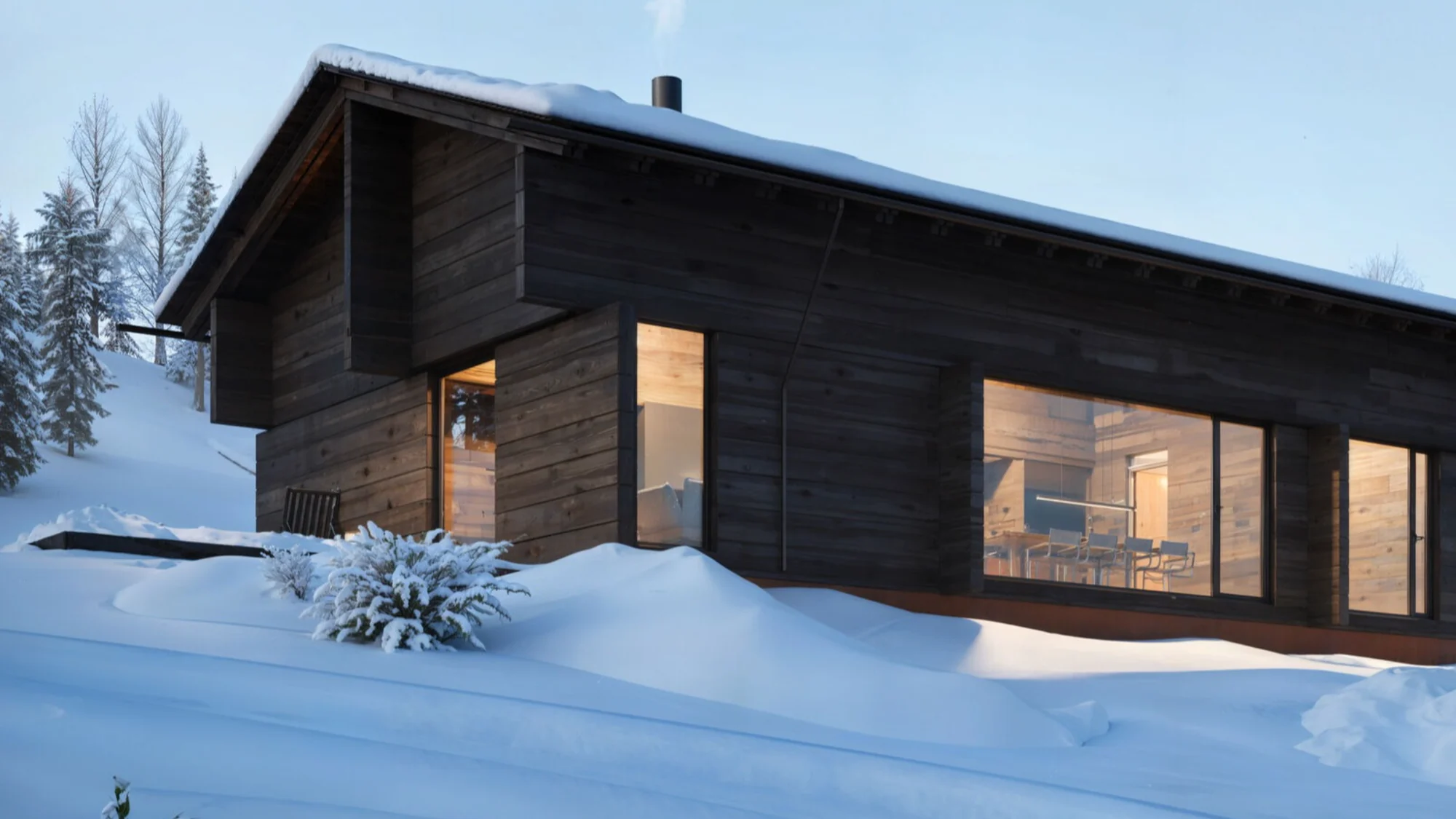 Eksklusiv laftehytte med spektakulær utsikt 