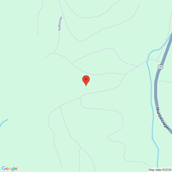 Bilde fra Google Maps, sentrert på adressen