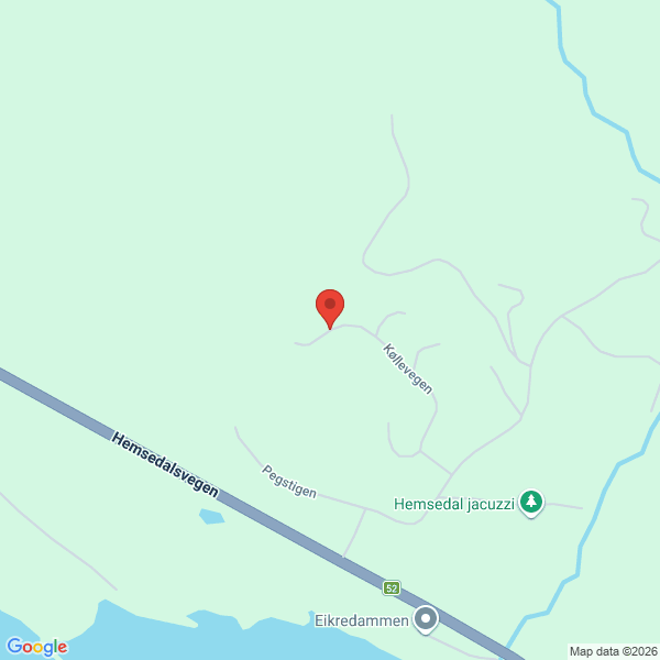 Bilde fra Google Maps, sentrert på adressen