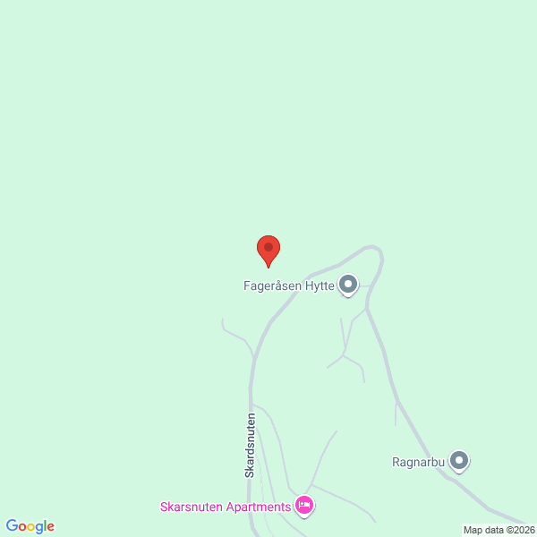 Bilde fra Google Maps, sentrert på adressen