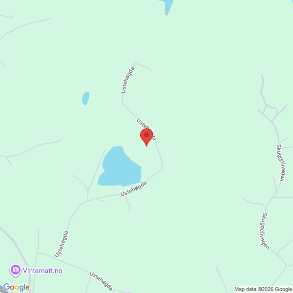 Bilde fra Google Maps, sentrert på adressen