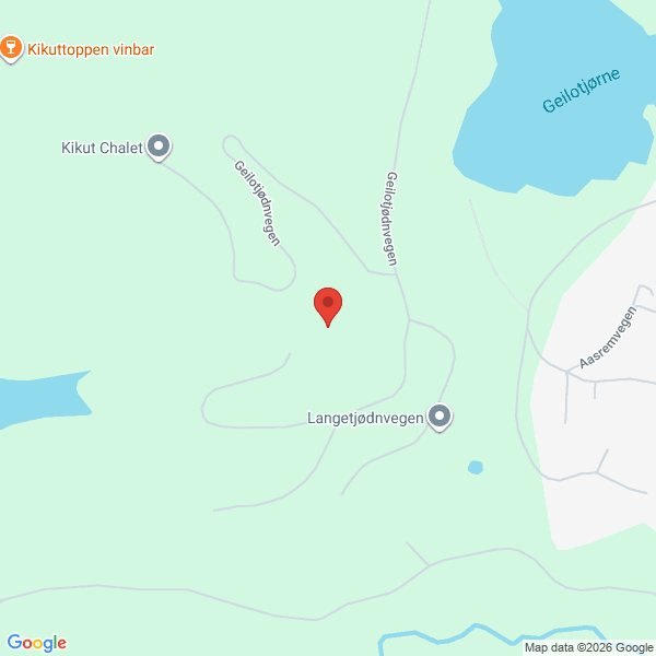 Bilde fra Google Maps, sentrert på adressen