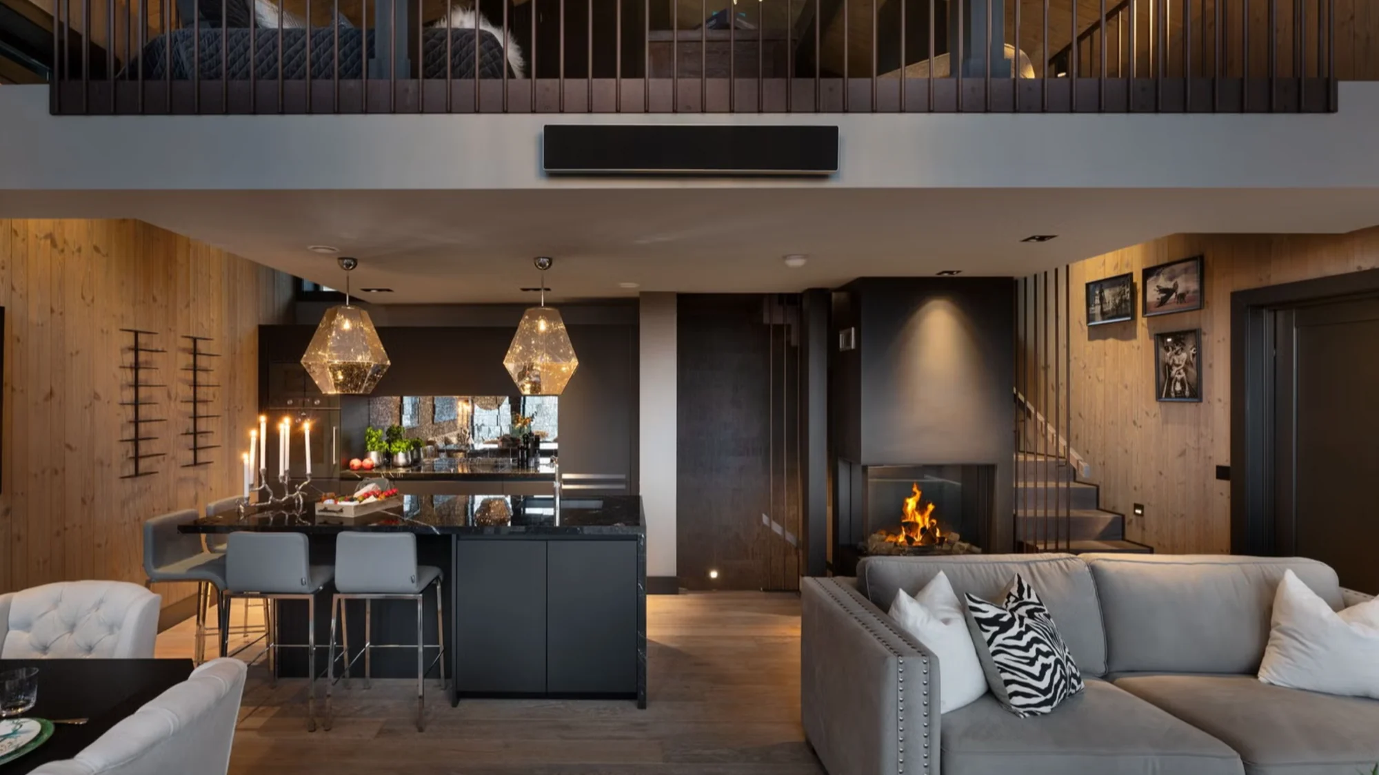 Elegant chalét-leilighet, 865 m.o.h.