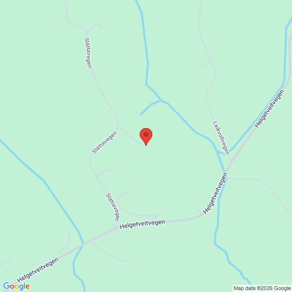 Bilde fra Google Maps, sentrert på adressen