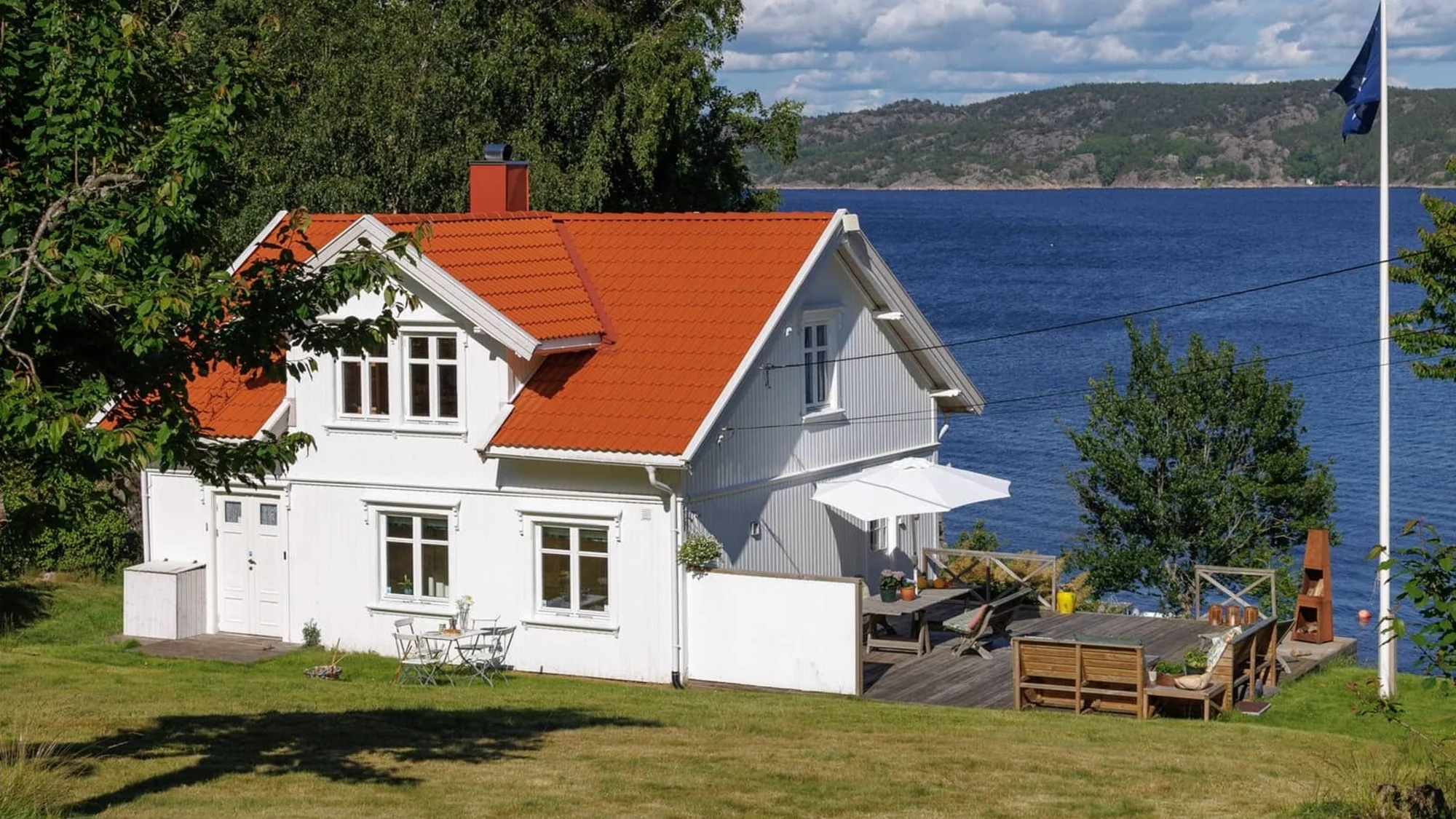 Skjærgårdsperle på Nordre Sandøy.