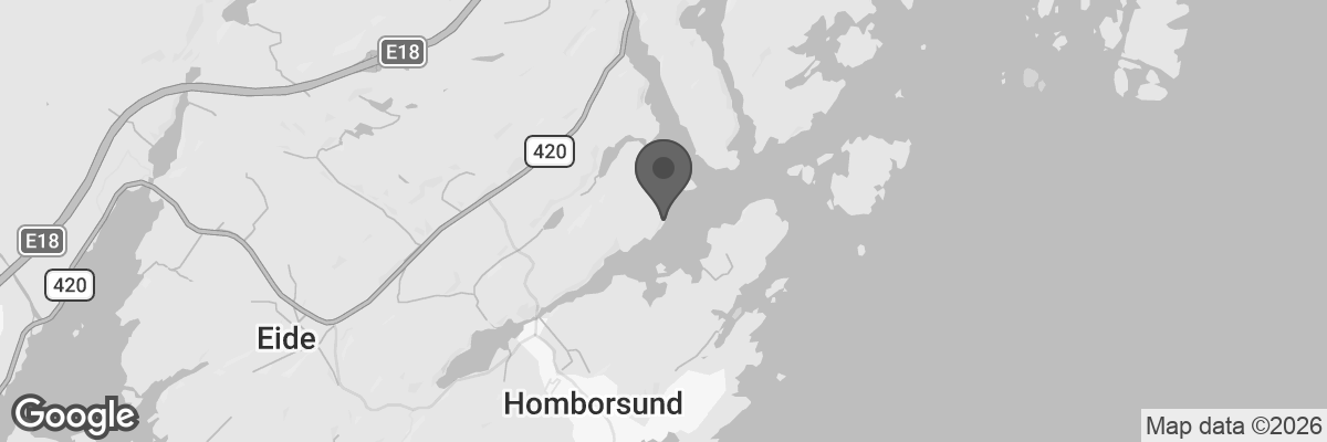 Bilde fra Google Maps, sentrert på adressen