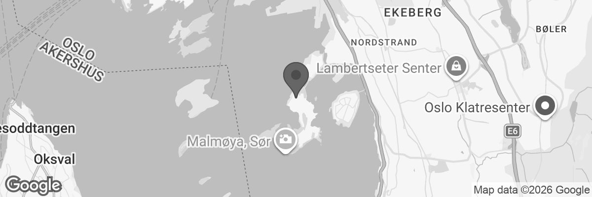 Bilde fra Google Maps, sentrert på adressen
