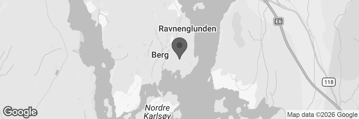 Bilde fra Google Maps, sentrert på adressen