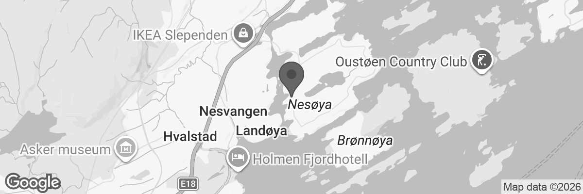 Bilde fra Google Maps, sentrert på adressen