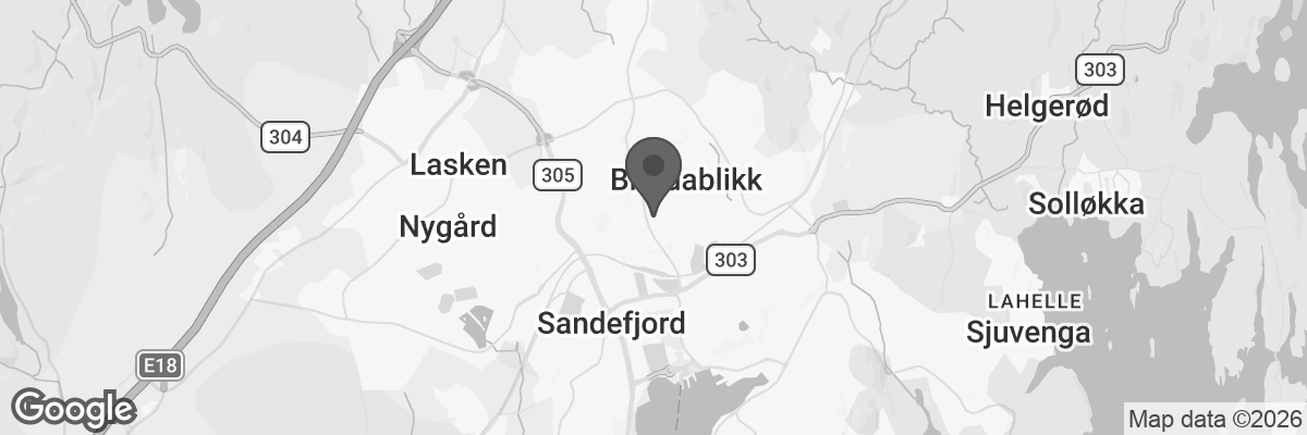 Bilde fra Google Maps, sentrert på adressen