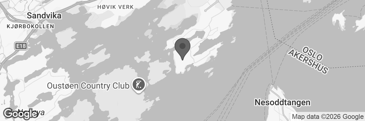 Bilde fra Google Maps, sentrert på adressen