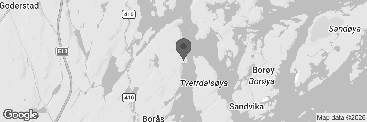 Bilde fra Google Maps, sentrert på adressen