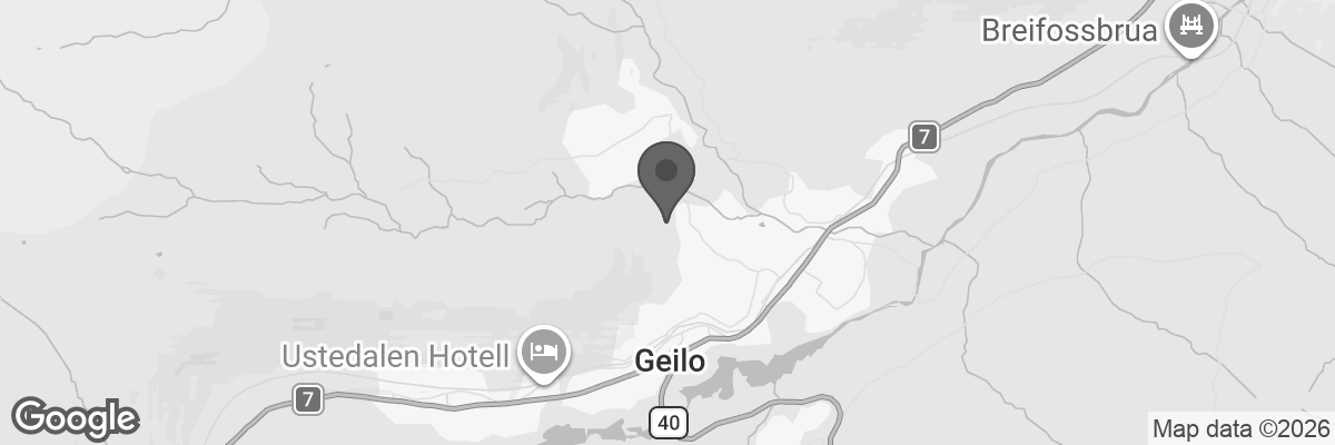 Bilde fra Google Maps, sentrert på adressen