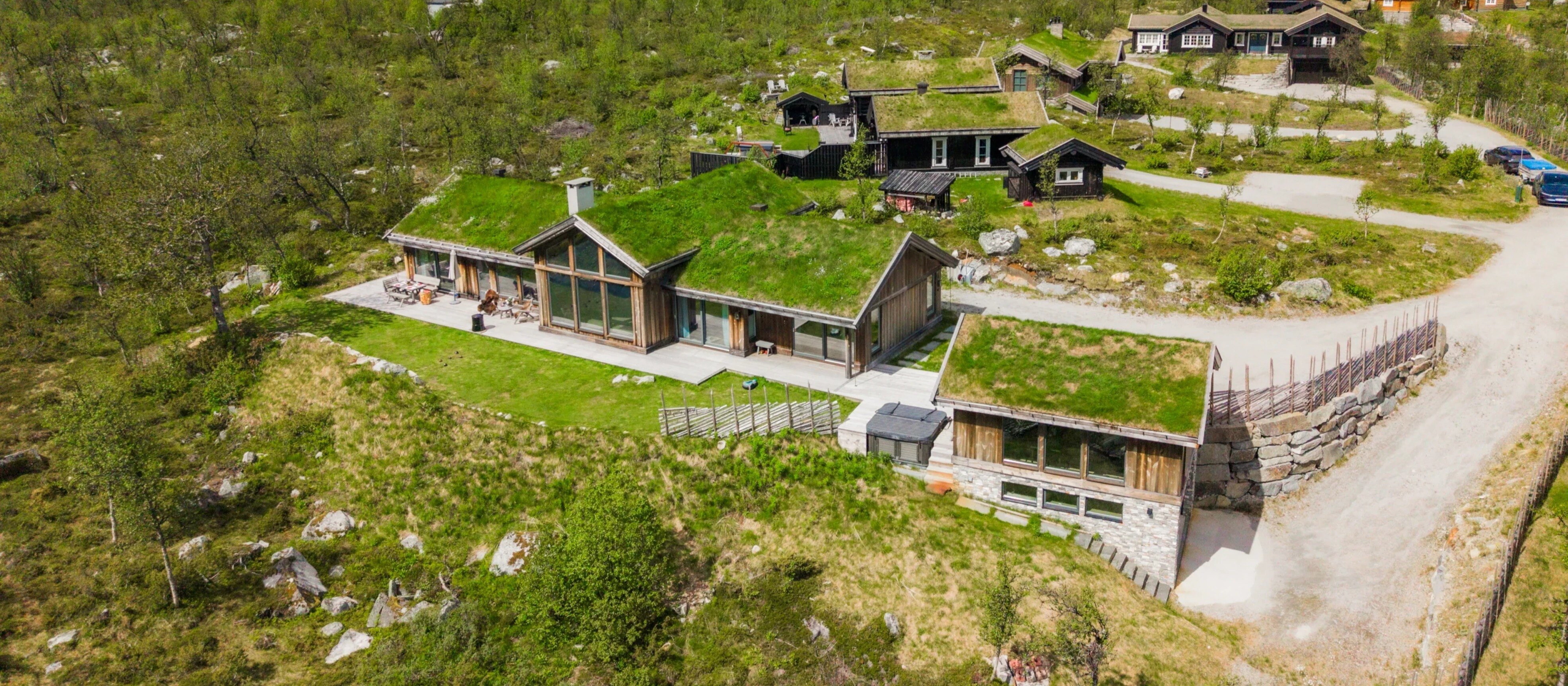 Lekker og innholdsrik hytte med anneks og garasje