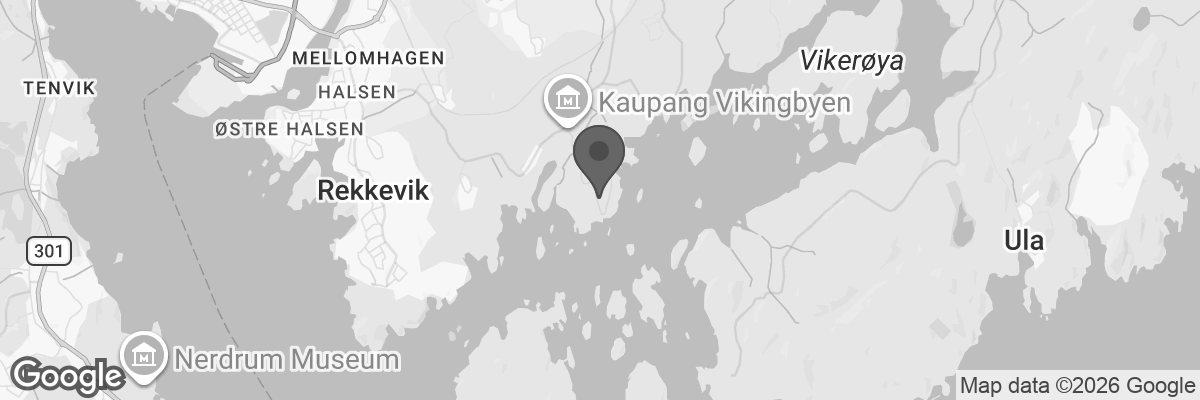 Bilde fra Google Maps, sentrert på adressen