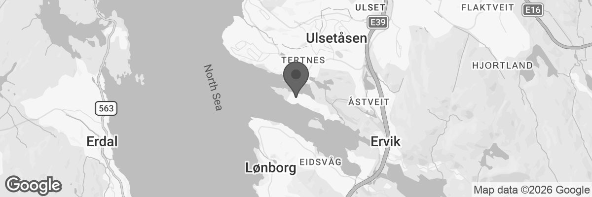 Bilde fra Google Maps, sentrert på adressen
