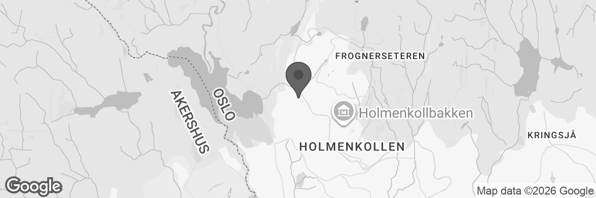 Bilde fra Google Maps, sentrert på adressen