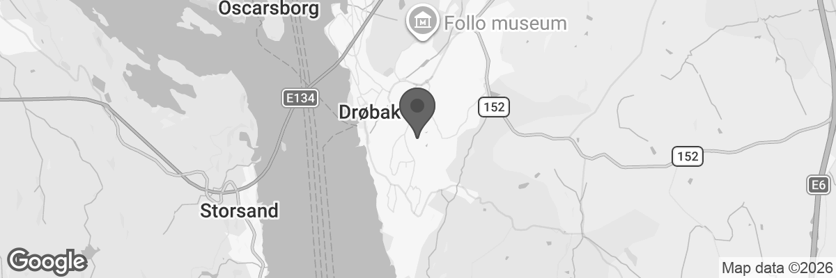 Bilde fra Google Maps, sentrert på adressen